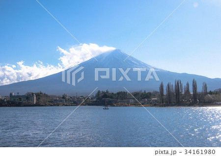 河口湖 冨士山 富士 34161980