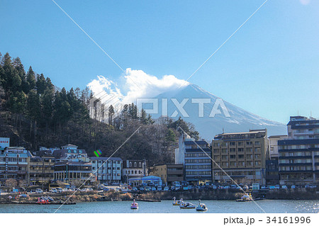 河口湖 はしけ 艀 34161996