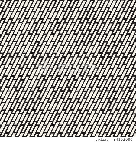 Black and White Irregular Dashed Lines Pattern 34162080