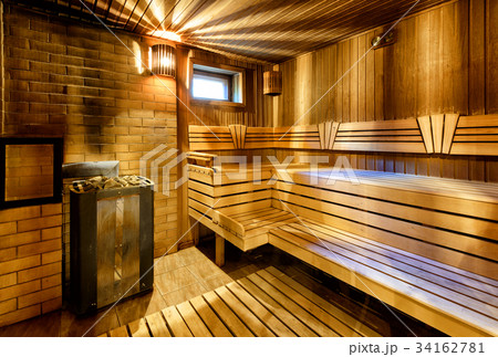 Classic wooden sauna 34162781