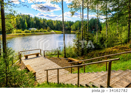 The picturesque lake in Russia 34162782