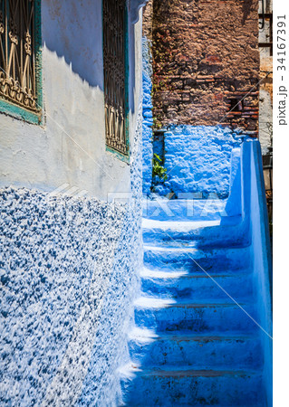 Chefchaouen Old Medina, Morocco, Africa 34167391