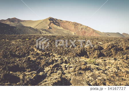 Timanfaya National Park in Lanzarote, Canary  34167727