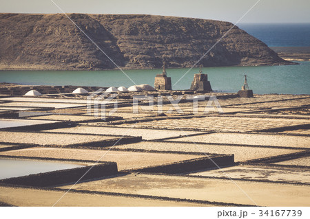 Salt works of Janubio, Lanzarote, Canary Islands 34167739