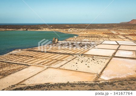 Salt works of Janubio, Lanzarote, Canary Islands 34167764
