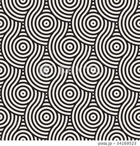 Vector seamless geometric pattern composed with Vector seamless geometric pattern composed with 34169523