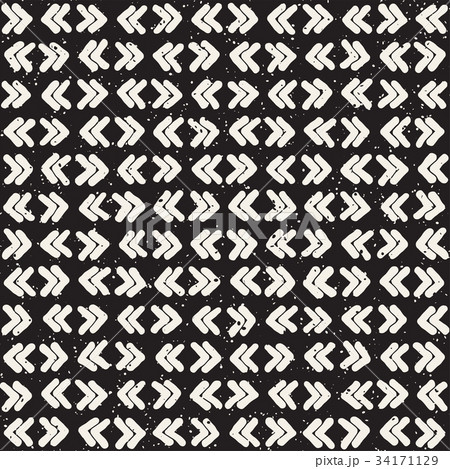 Hand drawn black and white ink abstract seamless Hand drawn black and white ink abstract seamless 34171129