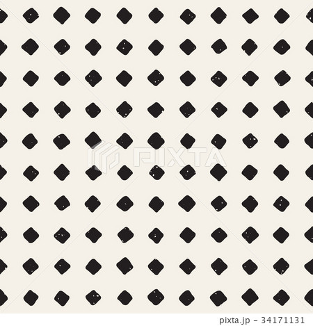 Hand drawn black and white ink abstract seamless 34171131