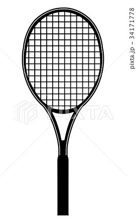 テニス ラケット イラストのイラスト素材 34171778 Pixta