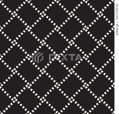 Crosshatch vector seamless geometric pattern 34174916