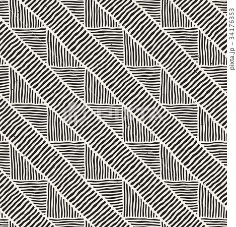 Hand drawn style ethnic seamless pattern. Abstract Hand drawn style ethnic seamless pattern. Abstract 34176353