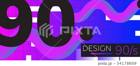 Abstract retro background back to 90s Abstract retro background back to 90s 34178609