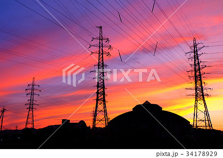 夕焼けのサンドーム 夕焼けのサンドーム 34178929