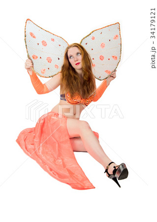 Woman Butterfly Woman Butterfly 34179121