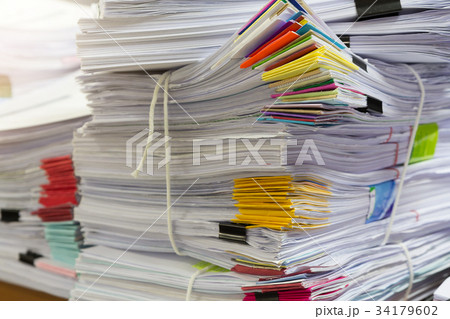 Business and finance concept of office working 34179602