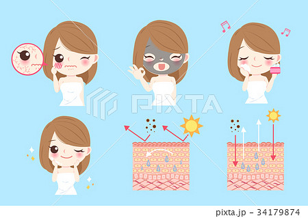 woman with skin care 34179874