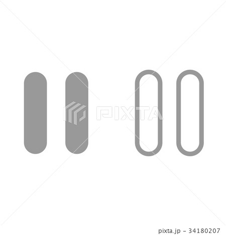 Pause it is icon . 34180207