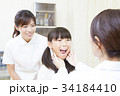 病院の診察室の写真_医師_看護師_女の子 34184410