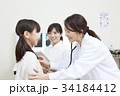 病院の診察室の写真_医師_看護師_女の子 34184412