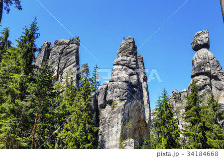 Beautiful landscape in Adrspach Teplice Rocks 34184668