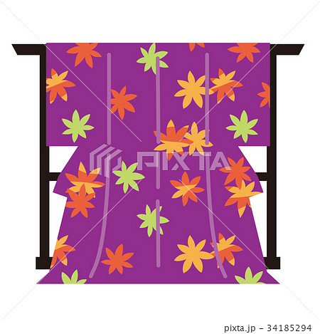 着物と衣桁 着物と衣桁 34185294