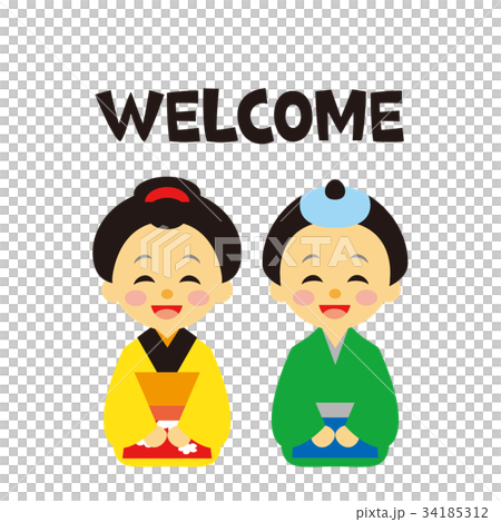 職員江戶時代風格歡迎 34185312