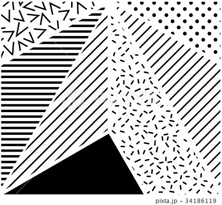 Vector Seamless Pattern. Abstract Geometric 34186119
