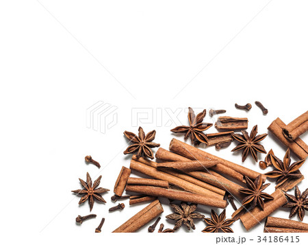 Winter food background concept 34186415