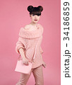 Fashion studio teen look style with casual handbag 34186859