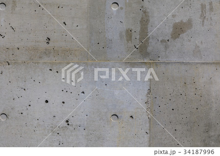 打ち放しコンクリート外壁 34187996
