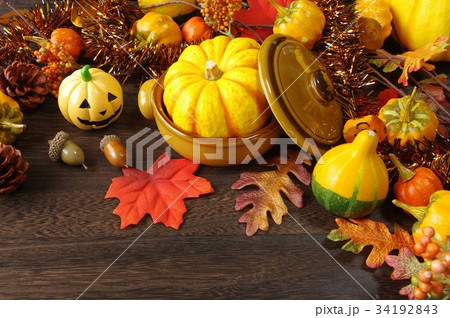 ハロウィンのカボチャ 34192843
