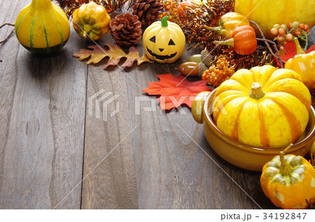 ハロウィン　南瓜 34192847