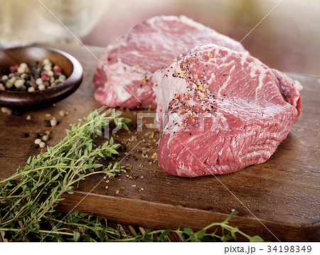 Raw beef steak Raw beef steak 34198349