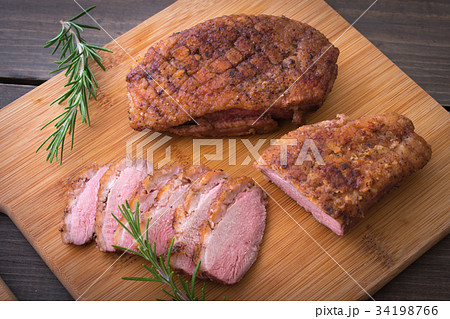roasted duck breast roasted duck breast 34198766