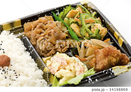 焼肉ゴーヤー弁当 34198869