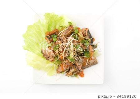 さば缶のキムチ和え さば缶のキムチ和え 34199120