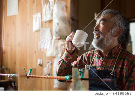 竿　ロッド職人　コーヒー 34199665