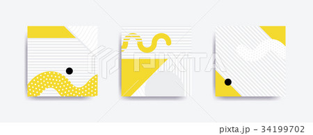 Colorful trend Neo Memphis geometric poster 34199702