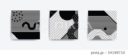 Colorful trend Neo Memphis geometric poster 34199710