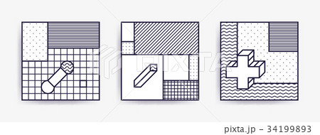 Big Collection with editable trendy backgrounds 34199893