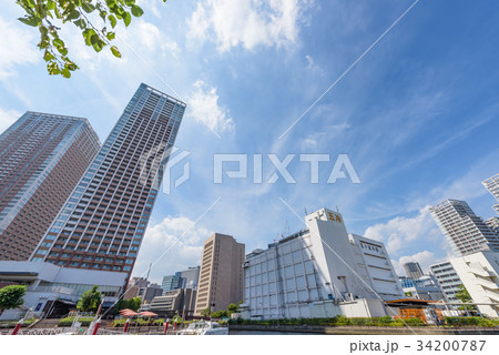東京の都市風景 34200787