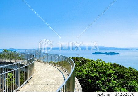 豊島・十文字山展望台 34202070