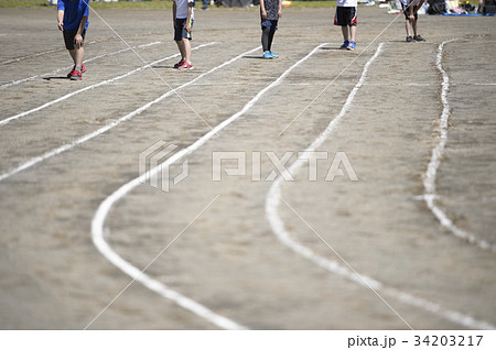 運動会イメージ(スタート) 運動会イメージ(スタート) 34203217