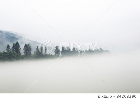 江原道 昭陽江 霧 34203290