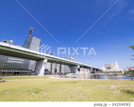 名古屋市中村区 ささしまライブ24地区 堀止緑地 グローバルゲート 名古屋市中村区 ささしまライブ24地区 堀止緑地 グローバルゲート 34204093