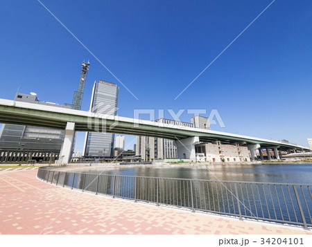 名古屋市中村区 ささしまライブ24地区 堀止緑地 グローバルゲート 名古屋市中村区 ささしまライブ24地区 堀止緑地 グローバルゲート 34204101