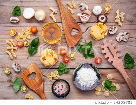 Italian foods concept and menu design.  34205703