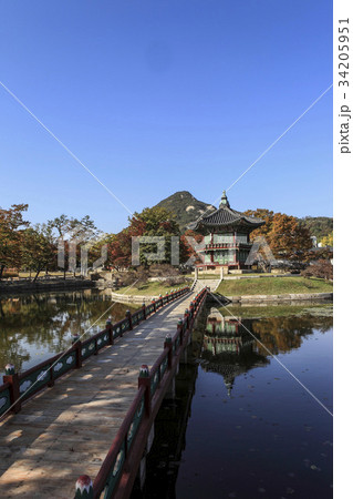 景福宮 北岳山 ソウル 34205951