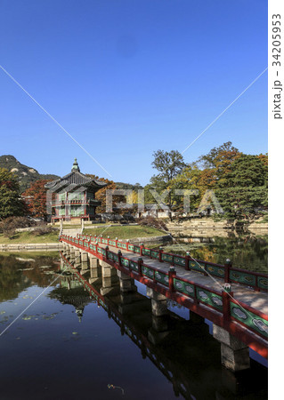 景福宮 北岳山 ソウル 34205953