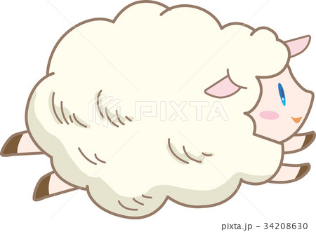 羊のイラスト素材 34208630 Pixta